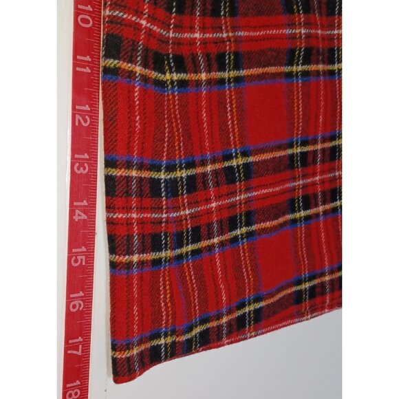 J Crew Wool Blend Tartan Plaid Mini Skirt XXS Holiday Preppy Academia Schoolgirl - Picture 6 of 6